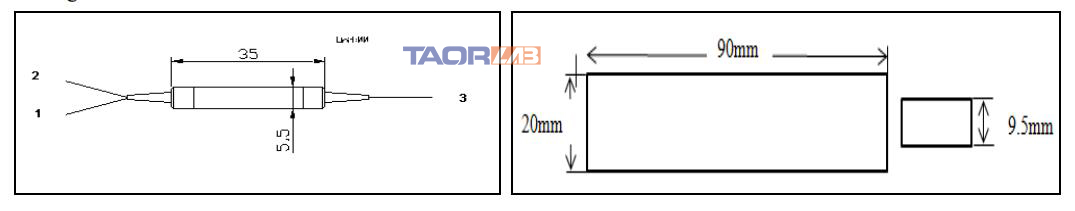 Optical Fiber Splitter PBS Polarization Beam Combiner/Splitter ...